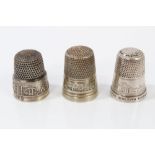 1953 The Queen's Coronation commemorative silver thimble, 2.