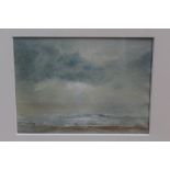Robin Bagot (1914 - 2000), watercolour - seascape, in glazed gilt frame, 21.5cm x 29.