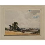 Charles Harrington (1865 - 1943), watercolour - Barcombe, Sussex, signed and dated '23,