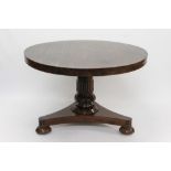 William IV rosewood breakfast table,