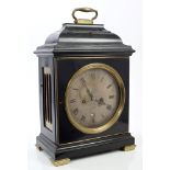 George III bracket clock, by John Waldren, Cornhill, London,