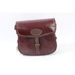 Good quality leather cartridge bag,