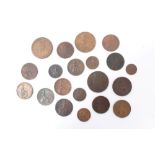 G.B. 18th / 19th century mixed copper coins.