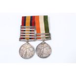 Boer War pair - comprising Queen's South Africa with five clasps - Cape Colony, Driefontein,