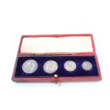 G.B. Maundy Four-Coin Set (1d to 4d) Edward VII 1904, in original case of issue.