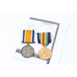 First World War pair - comprising War and Victory medals, named to 3551 PTE F. E. Smith. R.A.M.C.