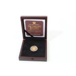 Jersey - gold £1 Proof coin 'The Longest Reigning Monarch',