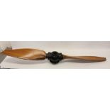 Large Second World War Avro Anson Aircraft propeller - as originally fitted to the Armstrong