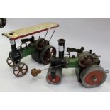 Mamod Traction Engine and Steam Roller (2) CONDITION REPORT Not possible to say if