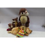 Selection of Merrythought soft toys - including Disney Rabbit Thumper large and small and a pyjama