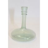 Iridescent green glass vase, 9cm high CONDITION REPORT Good overall condition,