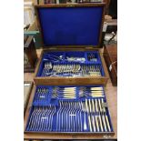 Good quality 1930s silver plated table service - six place settings,