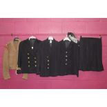 Vintage military clothing - 1959 Royal Engineer jacket, two Wrens jackets and one skirt,