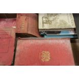 Two boxes of Bradshaws, Suffolk related books and Royalty books, etc,