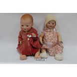 Doll - two Armand Marseille Dream - bisque head 351/4k and bisque head 351 3 1/2k,