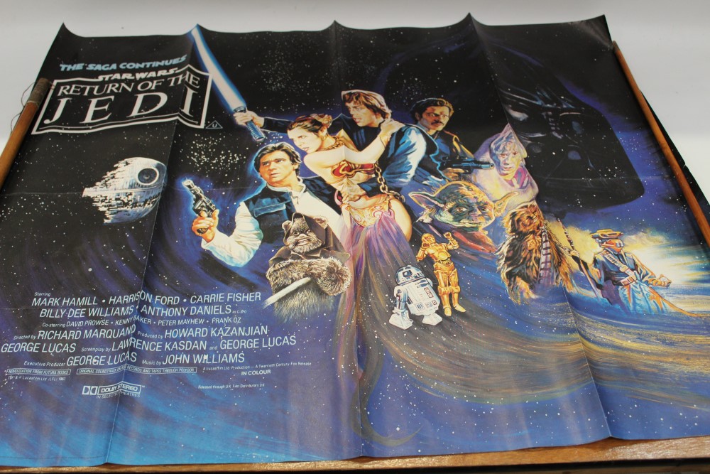 Film posters - Star Trek VI Return of the Jedi 1983 original British quad (no Ewok),