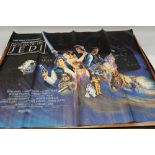 Film posters - Star Trek VI Return of the Jedi 1983 original British quad (no Ewok),