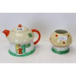 Shelley Mabel Lucie Attwell Boo-Boo teapot and matching sugar bowl CONDITION REPORT