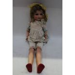 Large Doll - Armand Marseille - bisque head marked - 390A7M, sleeping eyes, open mouth,