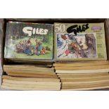 A large accumulation of Giles annuals - including earlier editions (qty)