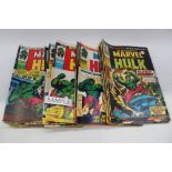Comics by Marvel - selection of 1970s The Incredible Hulk, The Avengers and Planet of the Apes,