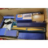 Railway - Hornby Dublo selection - including locomotive, carriages and wagons, platform, track,