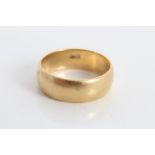Gold (18ct) wedding ring,