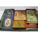 Books - two boxes of children's and illustrated books - Aunt Louisa's Book of Wonder Stories, J. M.