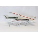 Collection of 1960s / 1980s Aircraft display models for Airline Officers and Travel Agencies -