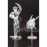 Swarovski crystal Magic of Dance figure - Antonio and one other of a ballerina (2)