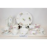 Shelley Wild Flowers tea set (22 pieces),