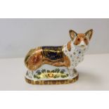 Royal Crown Derby limited edition paperweight - The Royal Windsor Corgi,