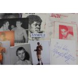 Autographs - sport including boxing - Bruno, Henry Cooper, Eubank, etc,