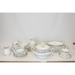 Royal Worcester Beaufort pattern tea and dinner service (91 pieces) CONDITION REPORT