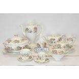 Extensive Wedgwood Lichfield pattern tea,