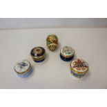 Halcyon Days enamel trinket box - The 1996 Easter Egg, boxed with certificate,