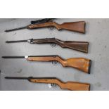 Webley & Scott air rifle and three others (4)