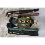 Quantity of fly fishing tackle - comprising three Greys GTS 500 7-8-9 reels with nine additional