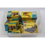 Corgi - boxed selection of Massey Ferguson Tractor no. 66 (x 2), Fordson Power Major no.