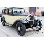 1933 Austin Sixteen Light Six Berkeley Deluxe Saloon. Registration no.