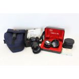 Leica R5 35mm SLR camera with Vario Elmar 28-70mm zoom lens, 2 x extender,