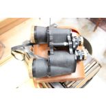 Pair of 7x50 vintage binoculars by K. H.