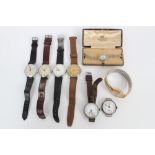 Group vintage wristwatches - including three Ingersoll,