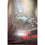 A large selection of film vinyl posters and other posters - including Escape from New York,
