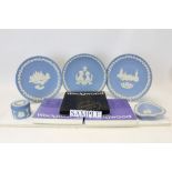 Collection of Wedgwood Jasper ware items - mainly plates - including different colours (qty)