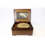 Victorian symphonium in mahogany case,