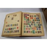 Stamps - old World collection in illustrated album and one other,