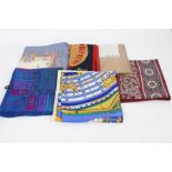 Selection of silk scarves in original packaging - including JBK collection by Camrose & Kross