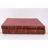 Two volumes - Etchings by John Sell Cotman, Architectural Antiquities Of Norfolk,