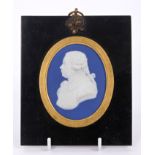 Rare late 18th century Wedgwood Jasper ware portrait plaque depicting Ralph Griffiths - with